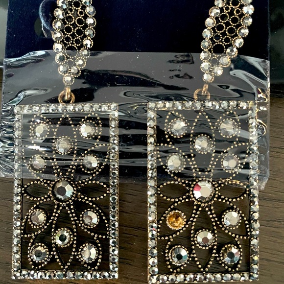 Rhinestone earrings - Picture 1 of 1